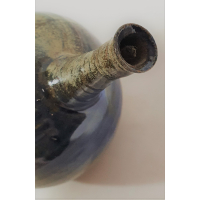 Keramiek gekleurd olielampje, gesigneerd